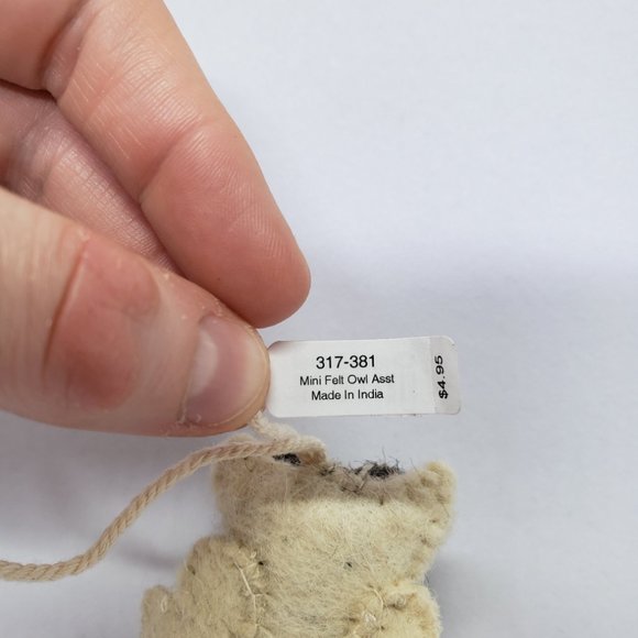 Vintage Owl and 🆕️ Crate & Barrel Owl Ornament Set - Picture 8 of 8